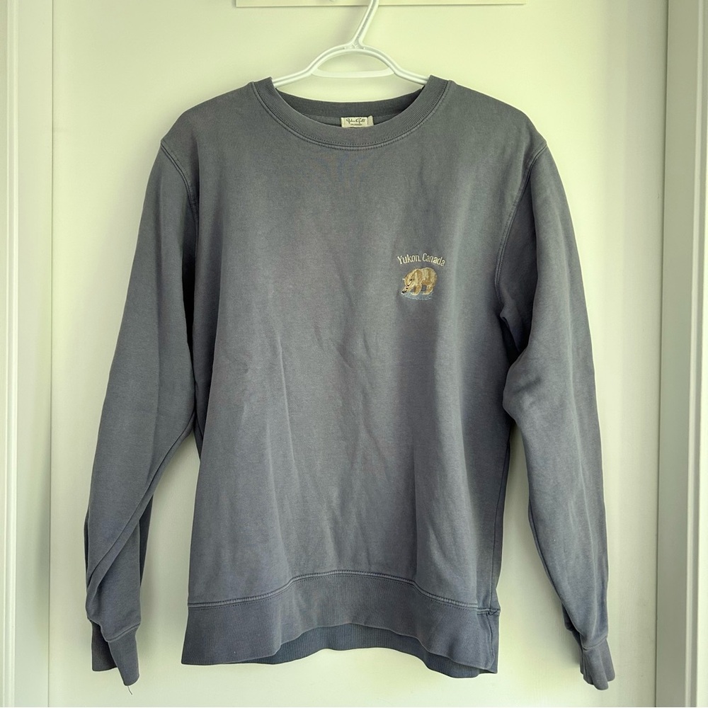 Brandy Melville / John Galt Embroidered Bear Sweatshirt